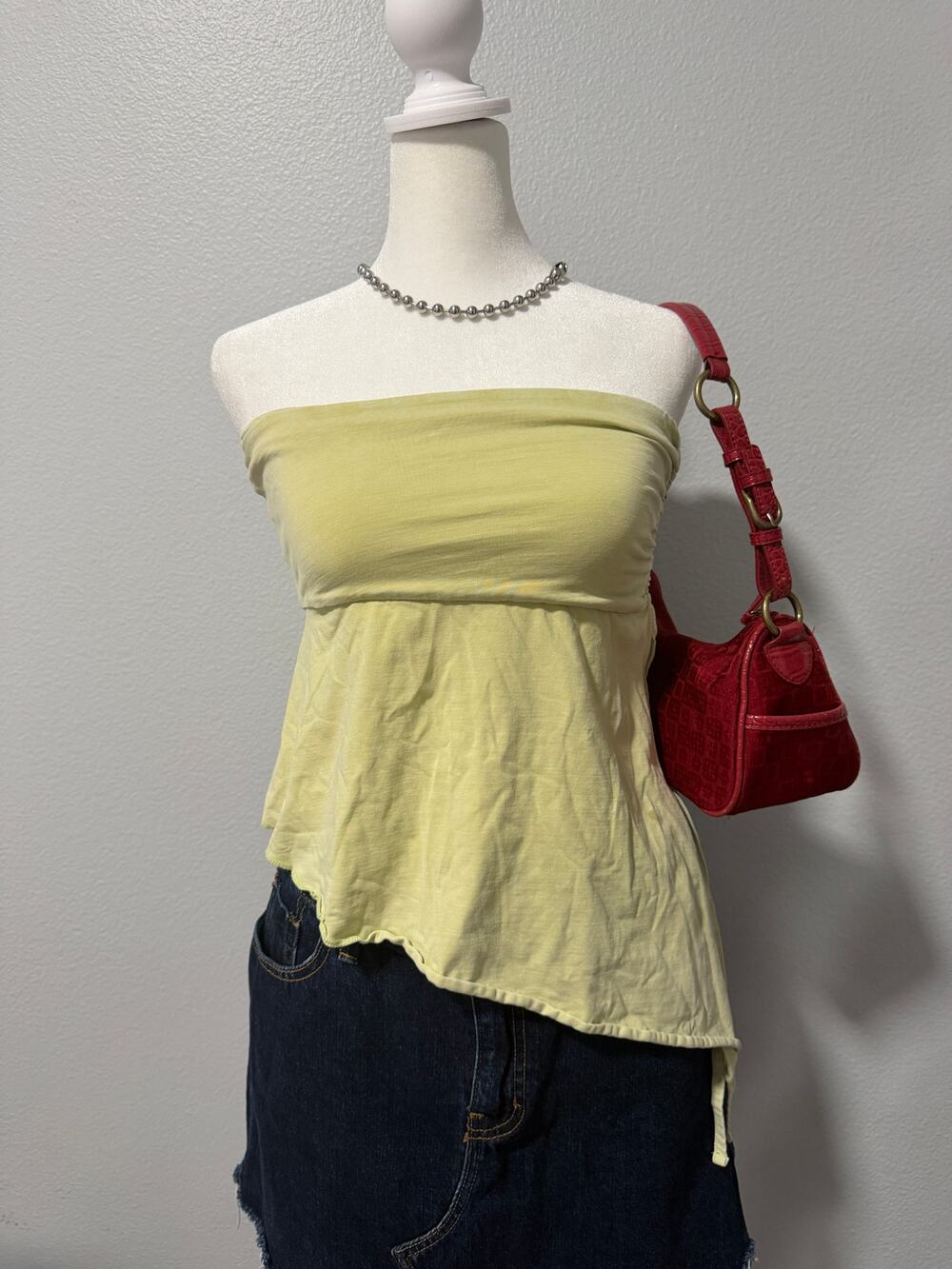 Forever 21 Asymmetrical Tube Top